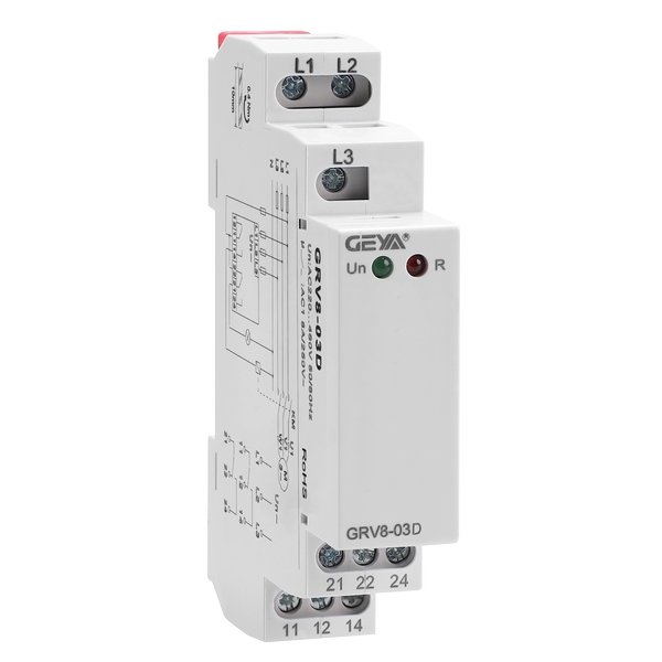 GRV8-03D至08D系列三相電壓監控繼電器